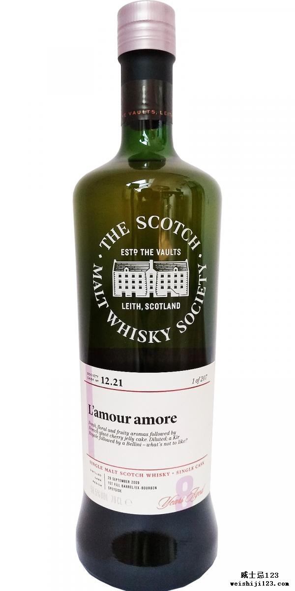 BenRiach 2009 SMWS 12.21