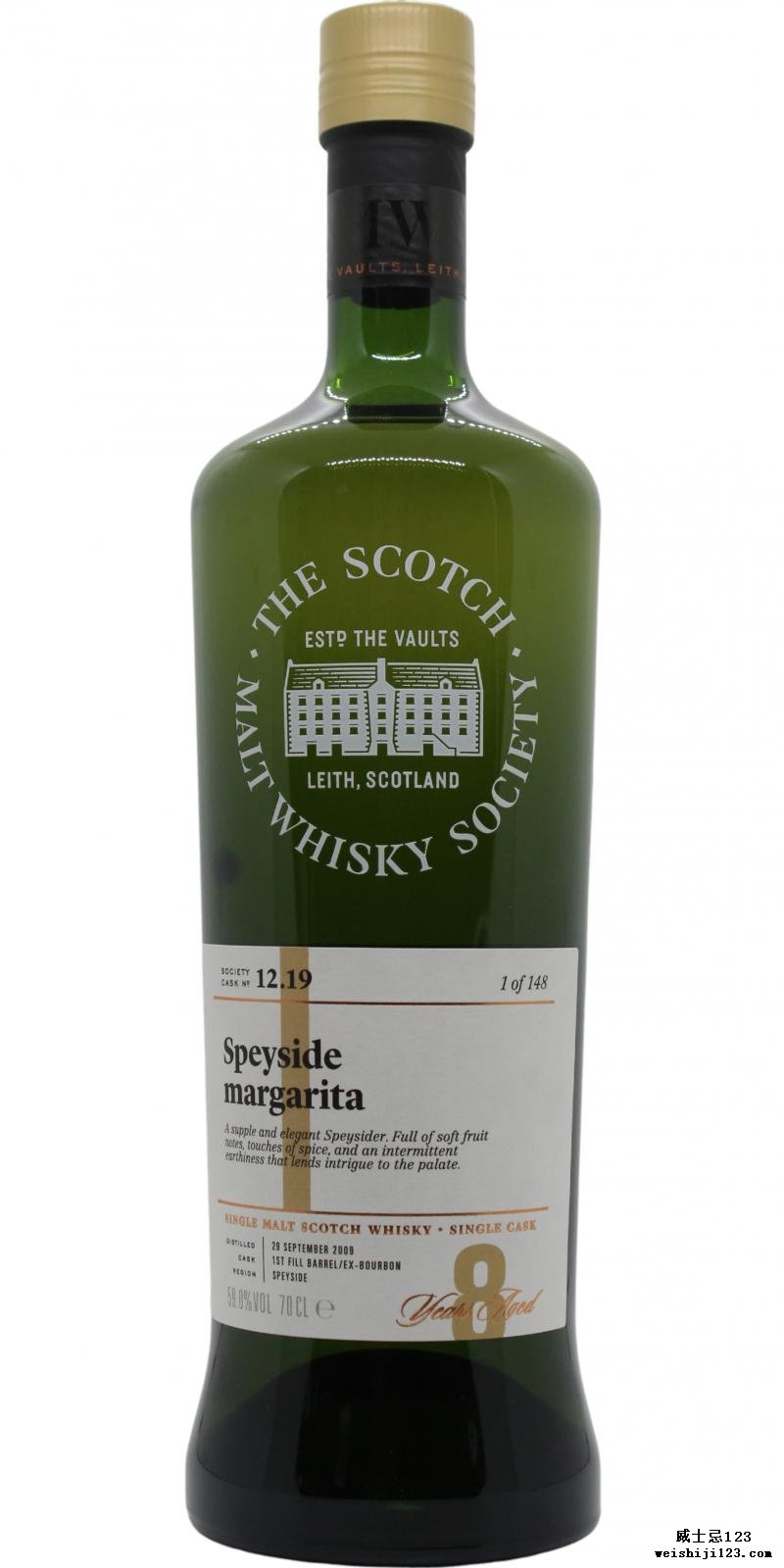 BenRiach 2009 SMWS 12.19