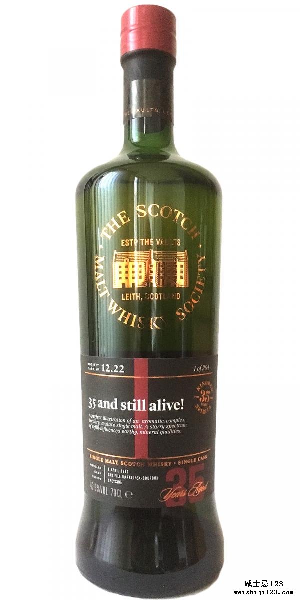 BenRiach 1983 SMWS 12.22