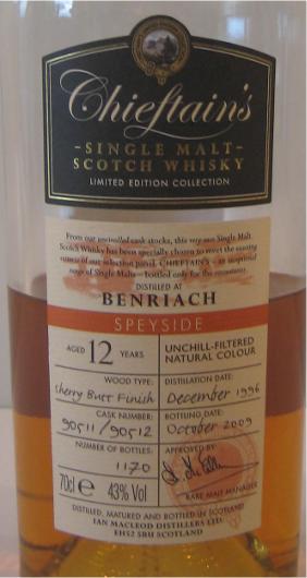 BenRiach 1996 IM