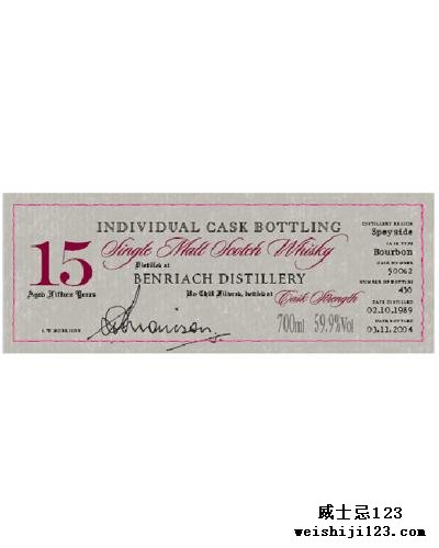 BenRiach 1989 DR