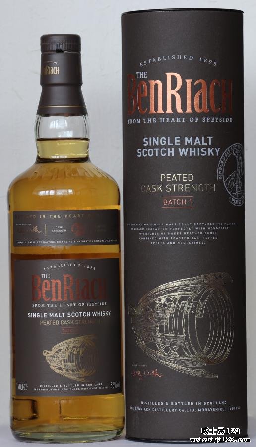 BenRiach Peated Cask Strength - Batch 1