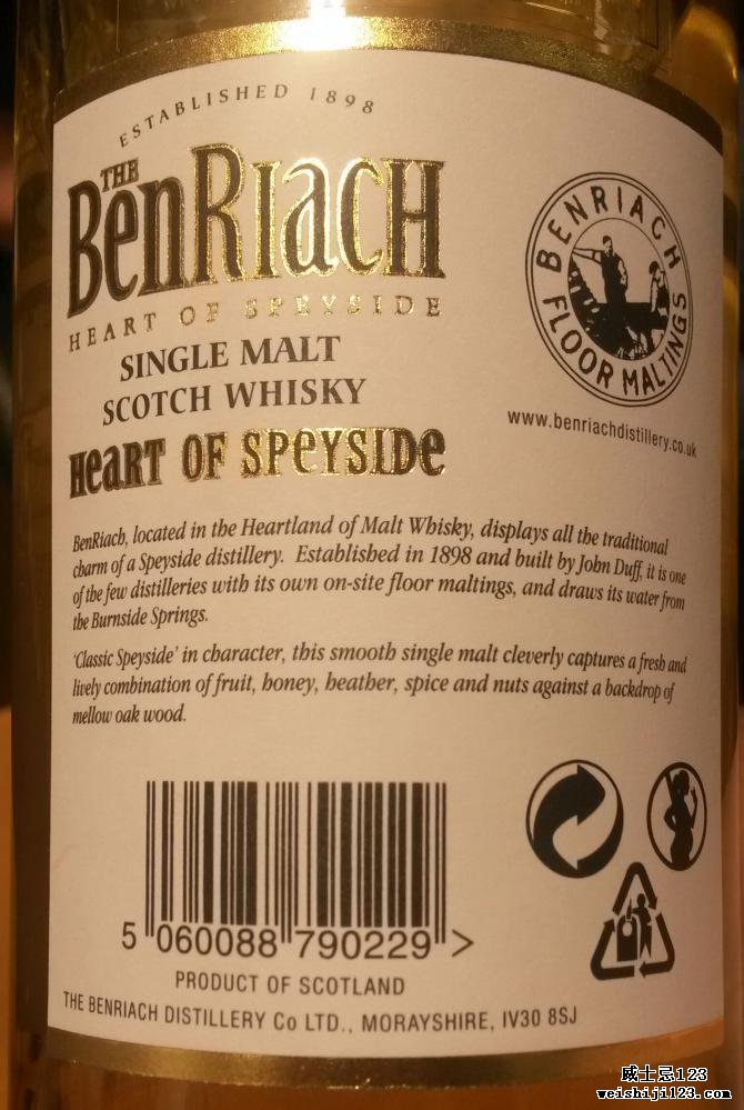BenRiach Heart of Speyside