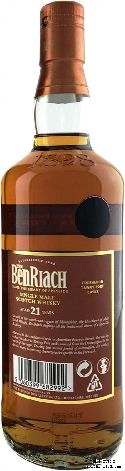 BenRiach 21-year-old Tawny Port Finish