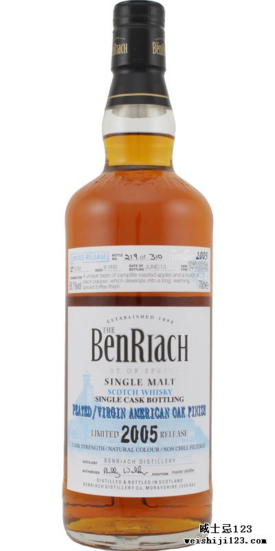 BenRiach 2005 - Peated