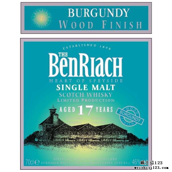 BenRiach 17-year-old Burgundy