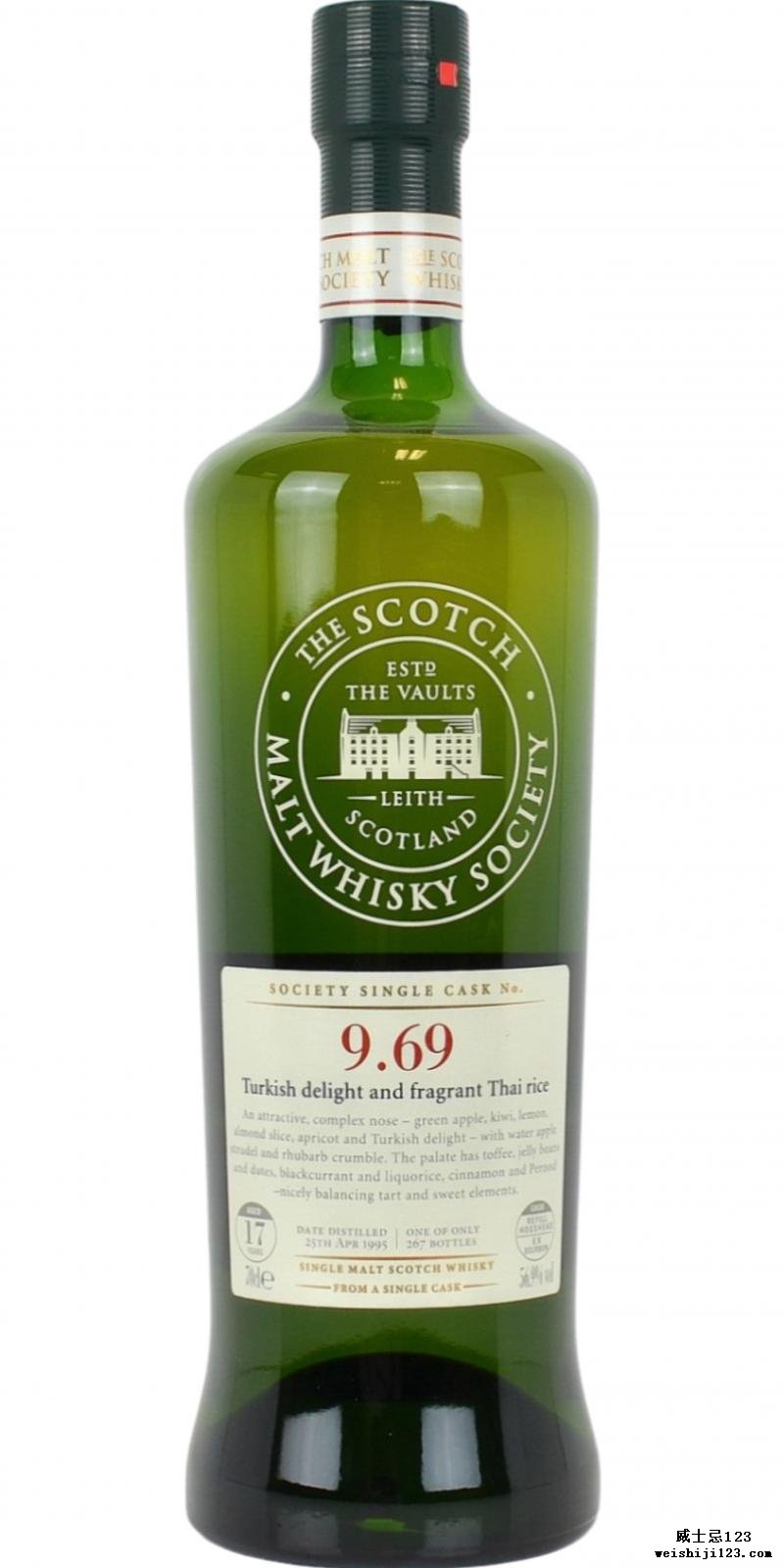 Glen Grant 1995 SMWS 9.69