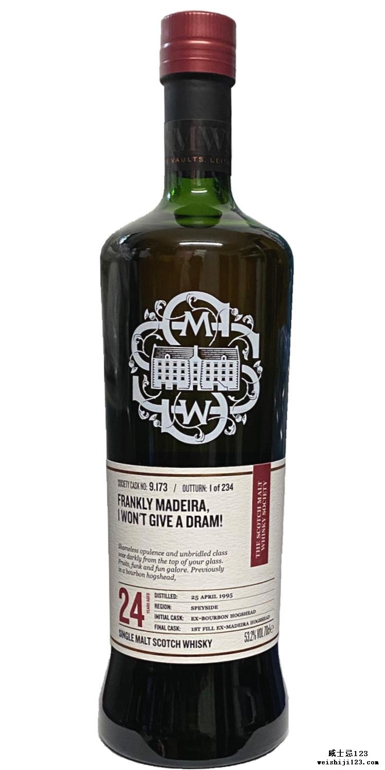 Glen Grant 1995 SMWS 9.173