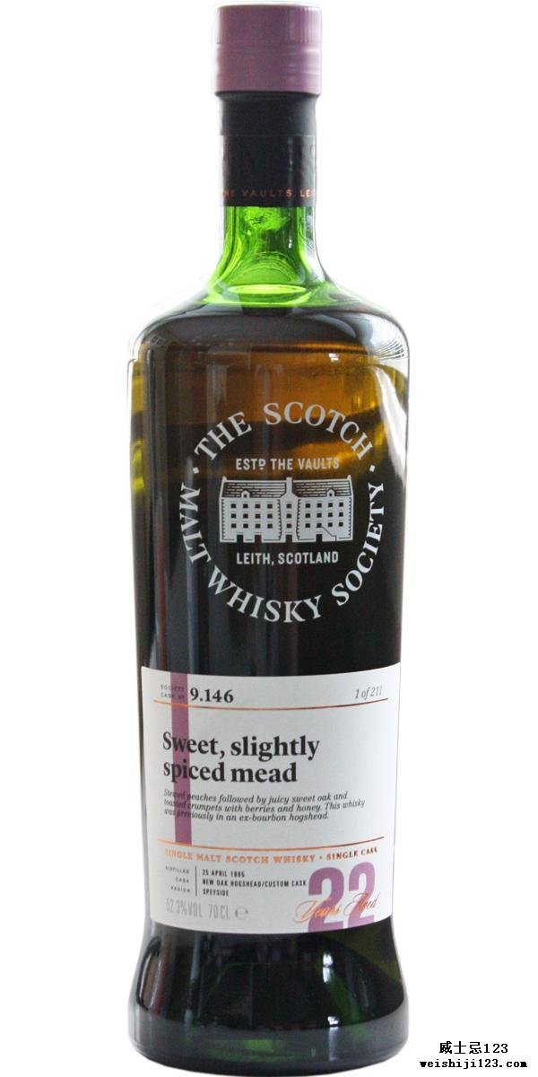 Glen Grant 1995 SMWS 9.146