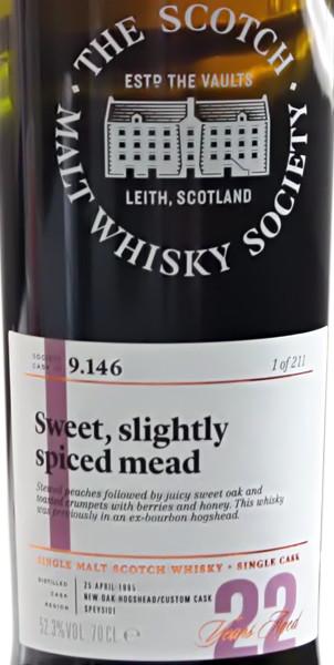 Glen Grant 1995 SMWS 9.146