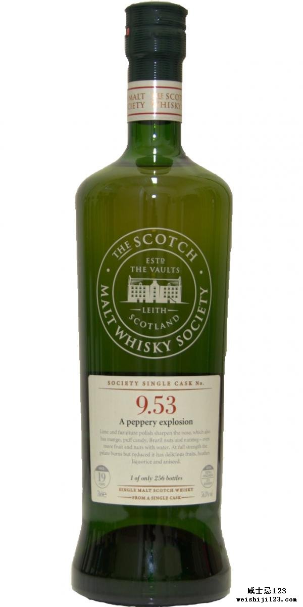 Glen Grant 1991 SMWS 9.53