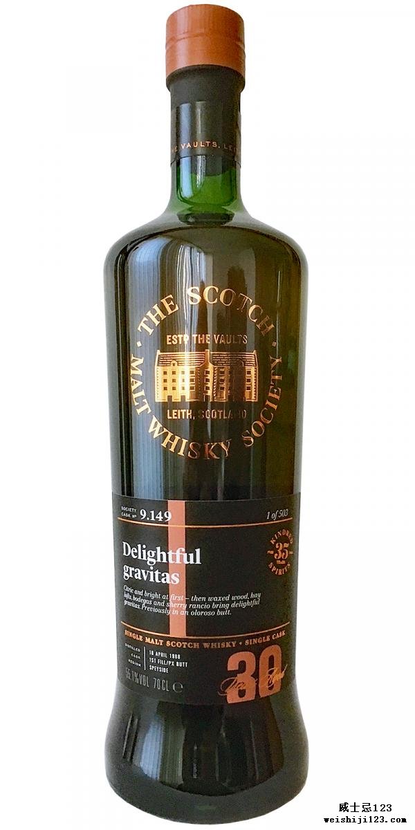 Glen Grant 1988 SMWS 9.149