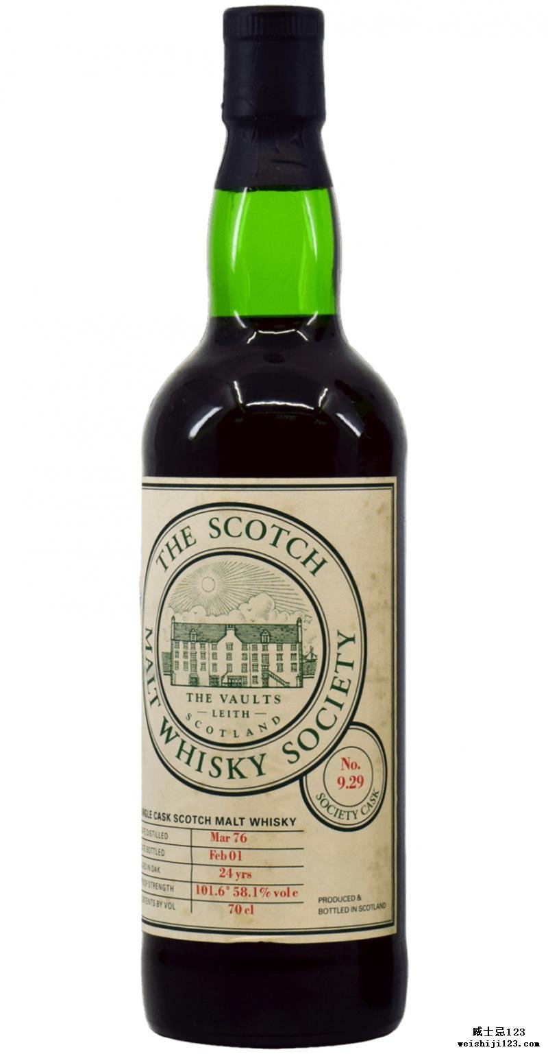 Glen Grant 1976 SMWS 9.29