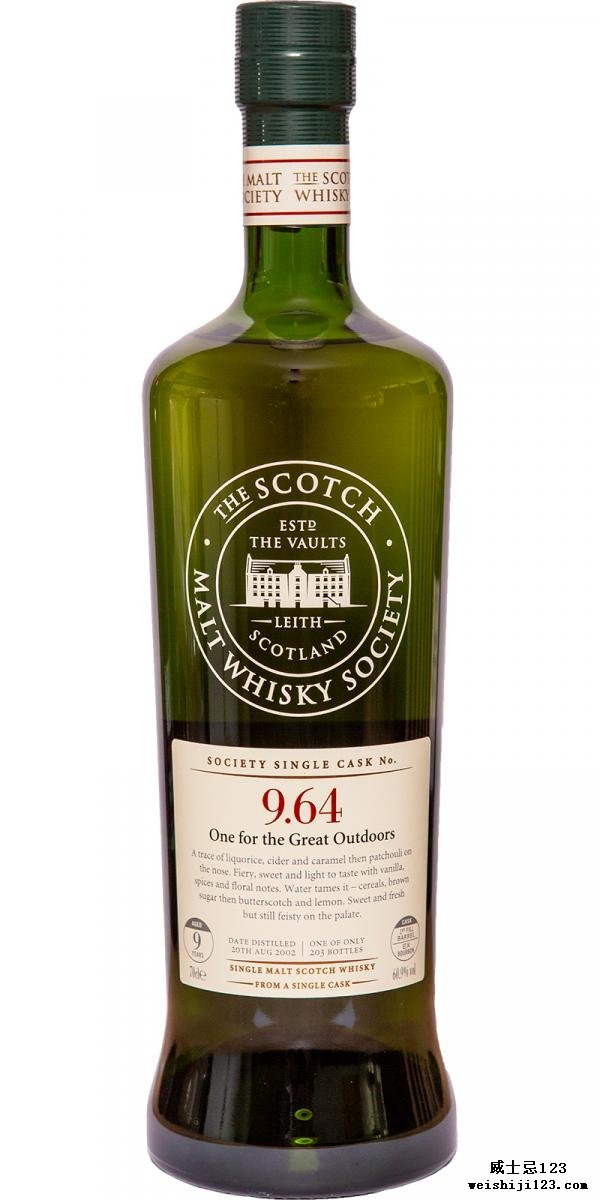 Glen Grant 2002 SMWS 9.64