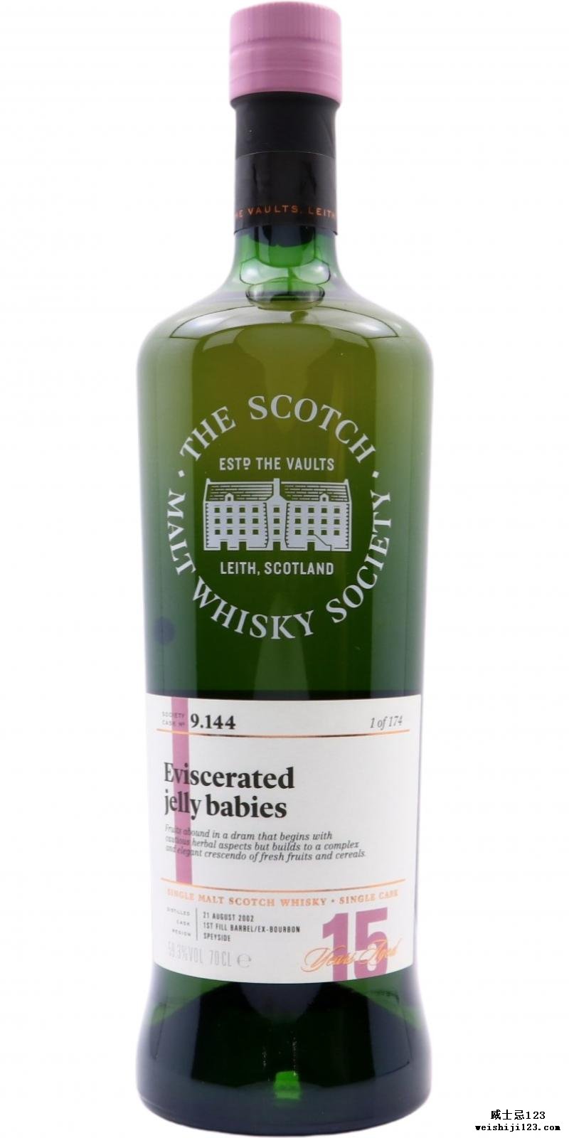 Glen Grant 2002 SMWS 9.144