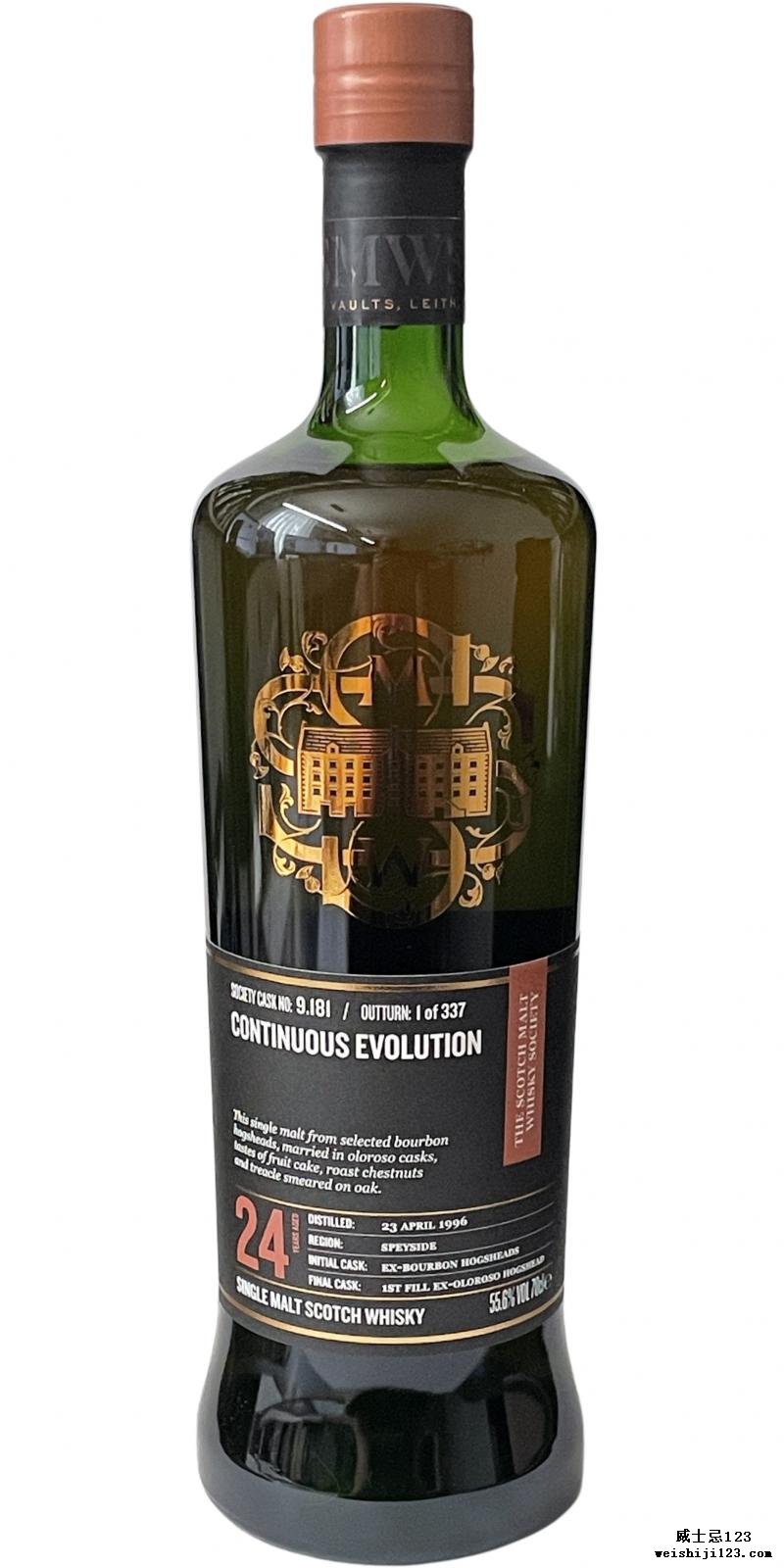 Glen Grant 1996 SMWS 9.181