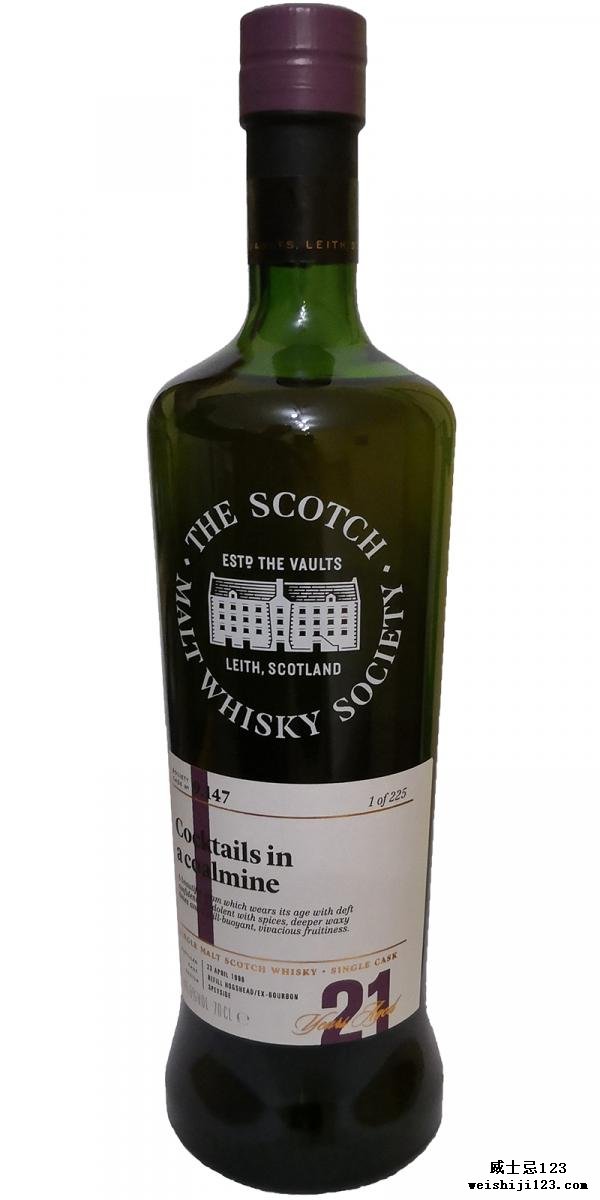 Glen Grant 1996 SMWS 9.147