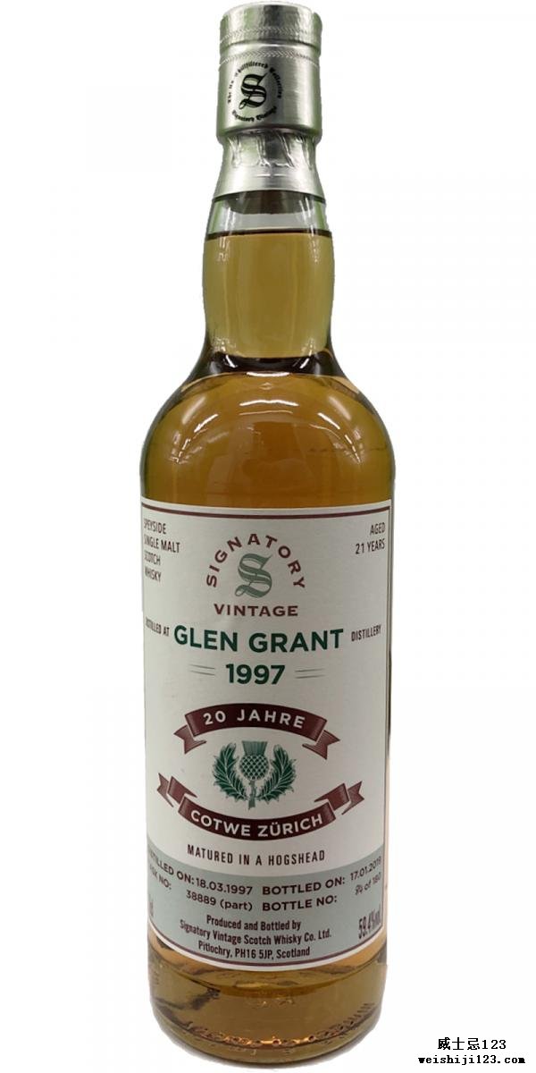 Glen Grant 1997 SV