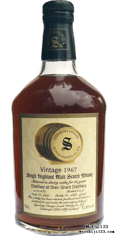 Glen Grant 1967 SV