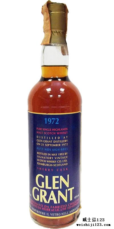 Glen Grant 1972 SV