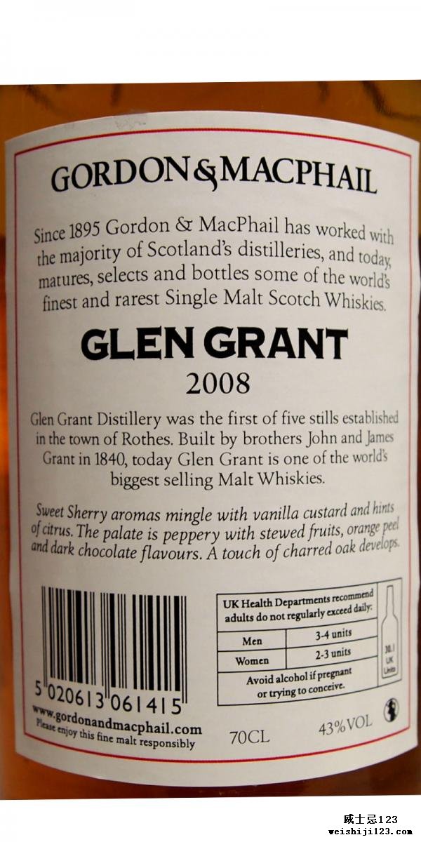 Glen Grant 2008 GM