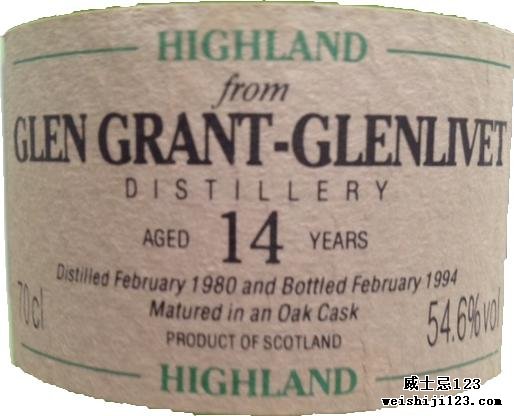 Glen Grant 1980 CA