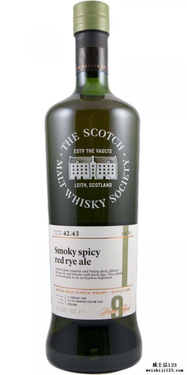 Tobermory 2008 SMWS 42.43