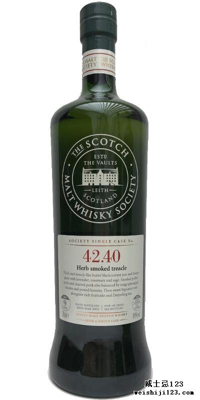 Tobermory 2007 SMWS 42.40