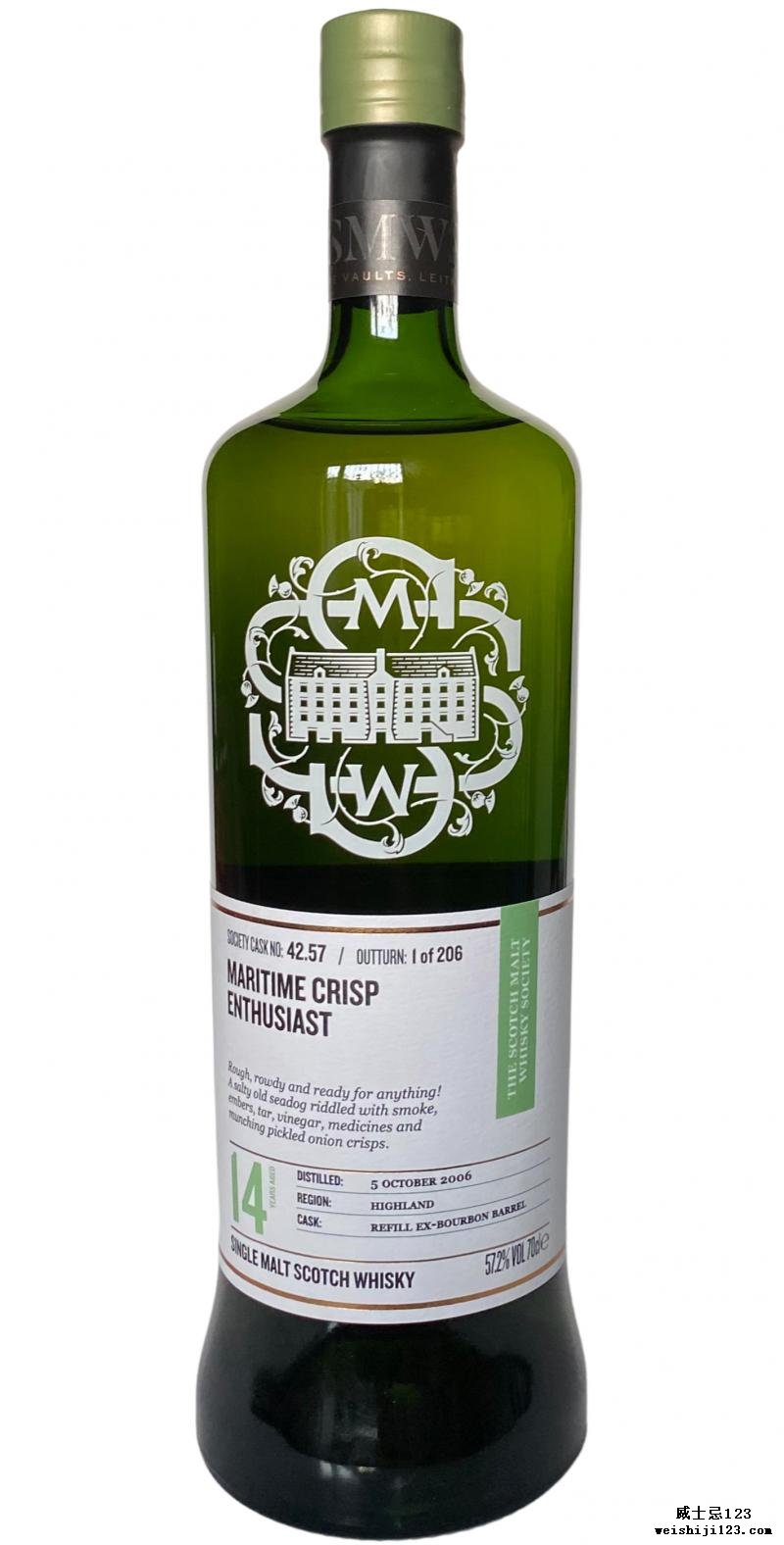 Tobermory 2006 SMWS 42.57