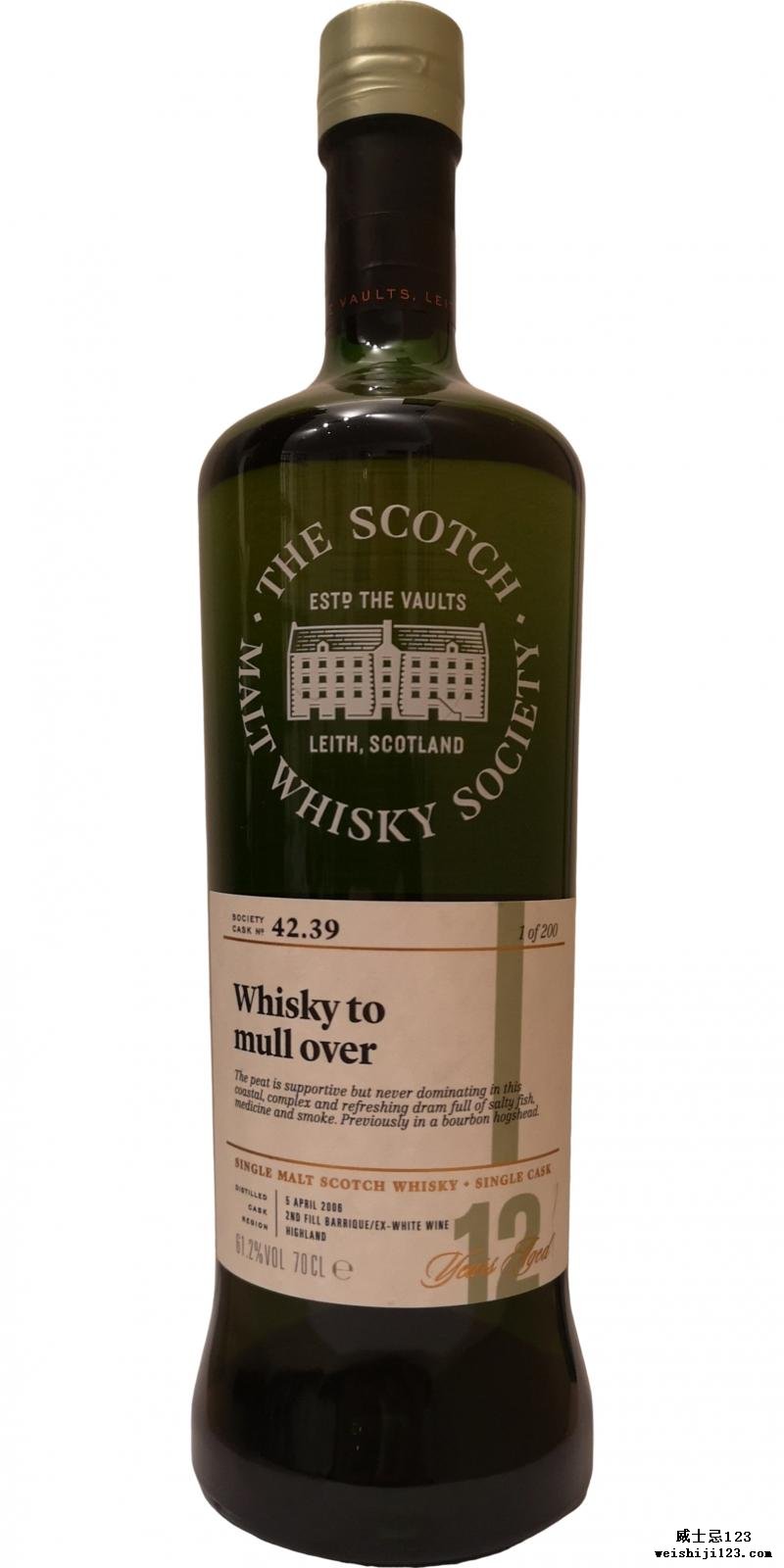 Tobermory 2006 SMWS 42.39