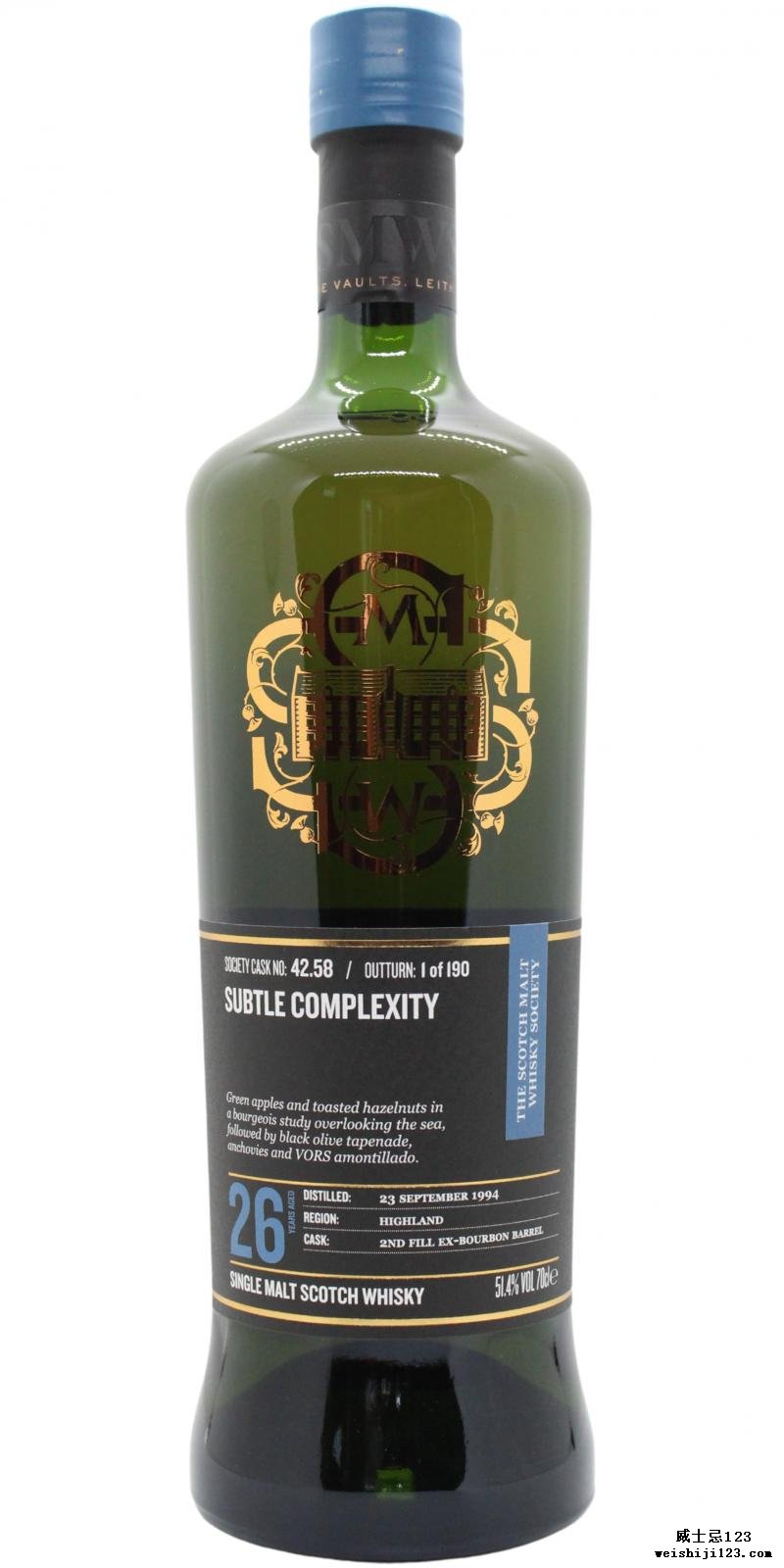 Tobermory 1994 SMWS 42.58