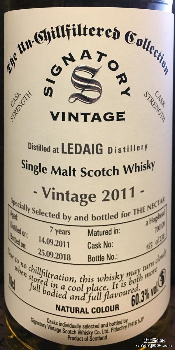 Ledaig 2011 SV