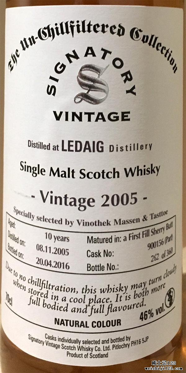 Ledaig 2005 SV