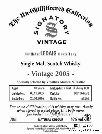 Ledaig 2005 SV