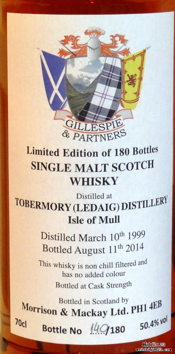 Ledaig 1999 MMcK