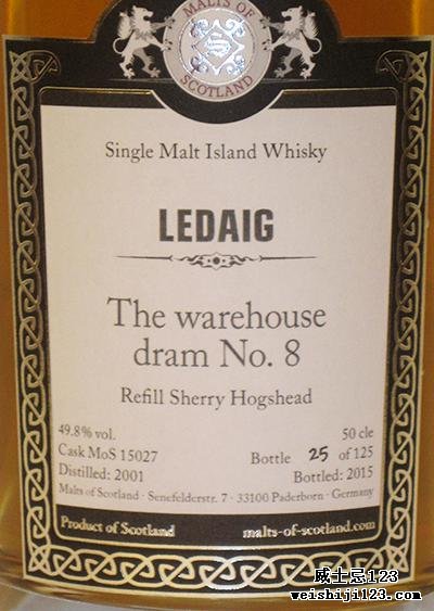 Ledaig 2001 MoS