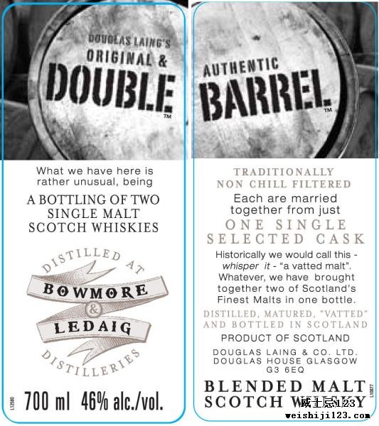 Double Barrel Bowmore / Ledaig DL