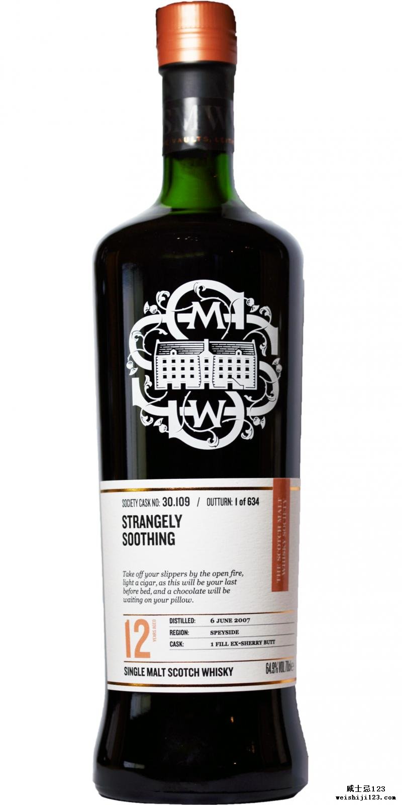 Glenrothes 2007 SMWS 30.109
