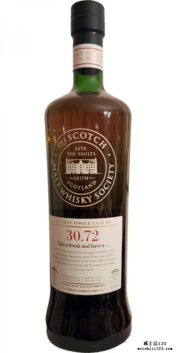 Glenrothes 2001 SMWS 30.72