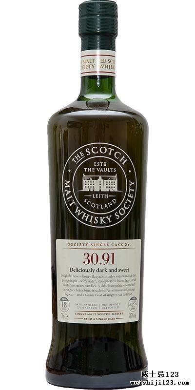 Glenrothes 1997 SMWS 30.91