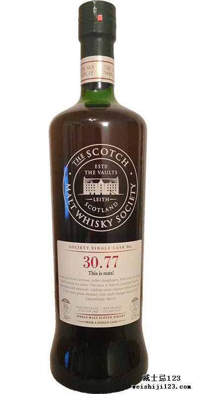 Glenrothes 1997 SMWS 30.77