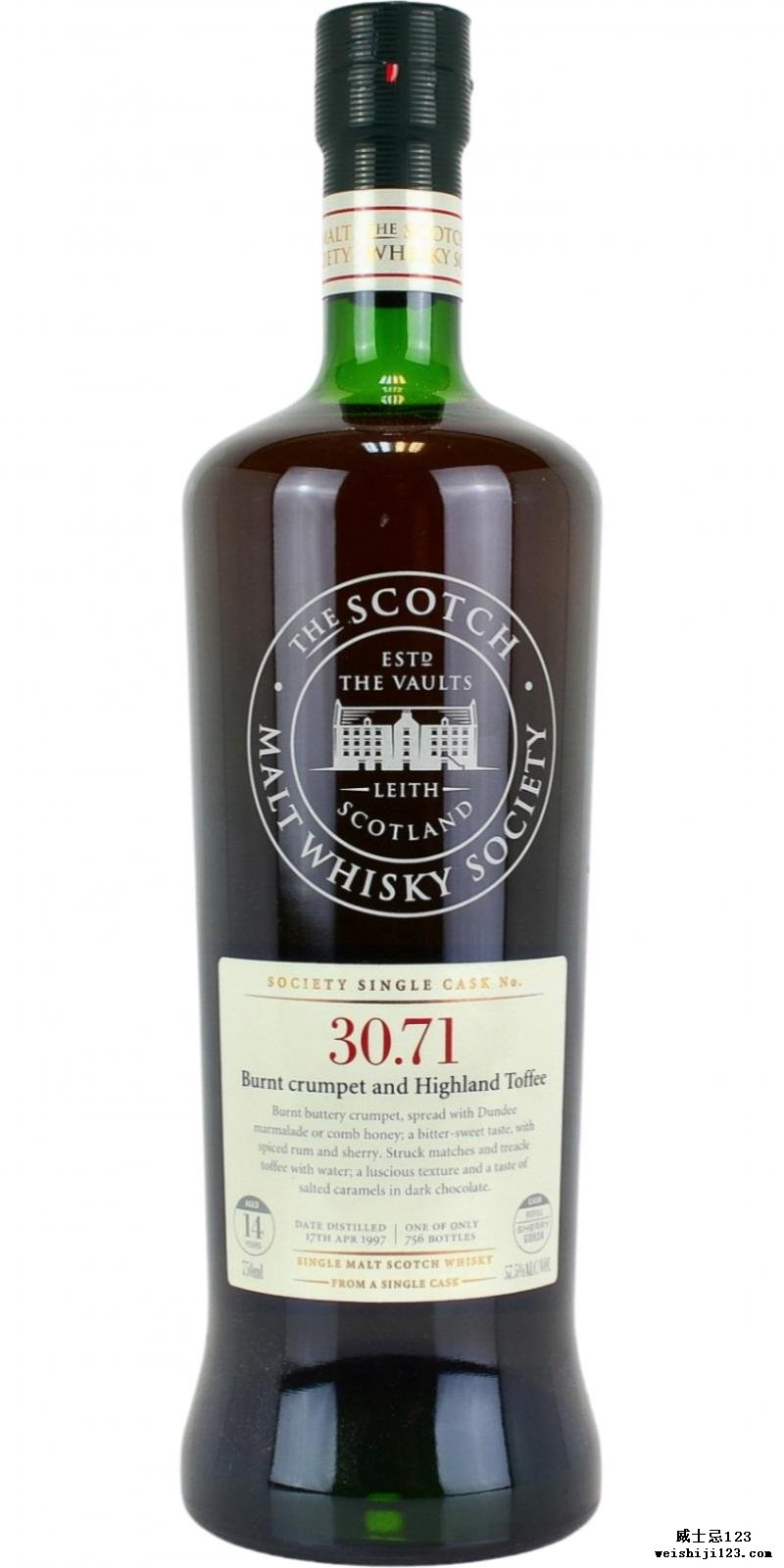 Glenrothes 1997 SMWS 30.71