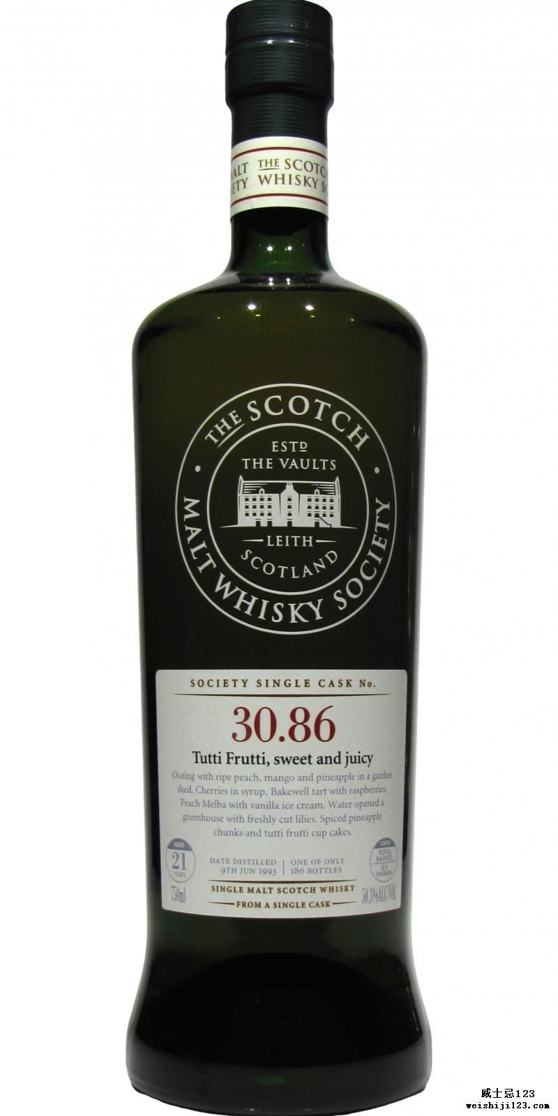 Glenrothes 1993 SMWS 30.86