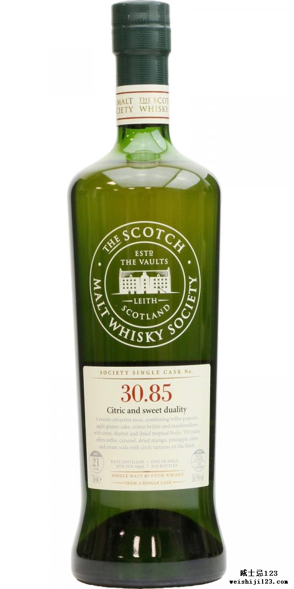 Glenrothes 1993 SMWS 30.85