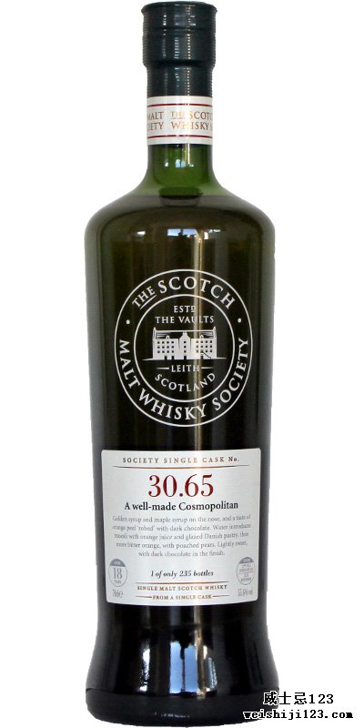 Glenrothes 1992 SMWS 30.65