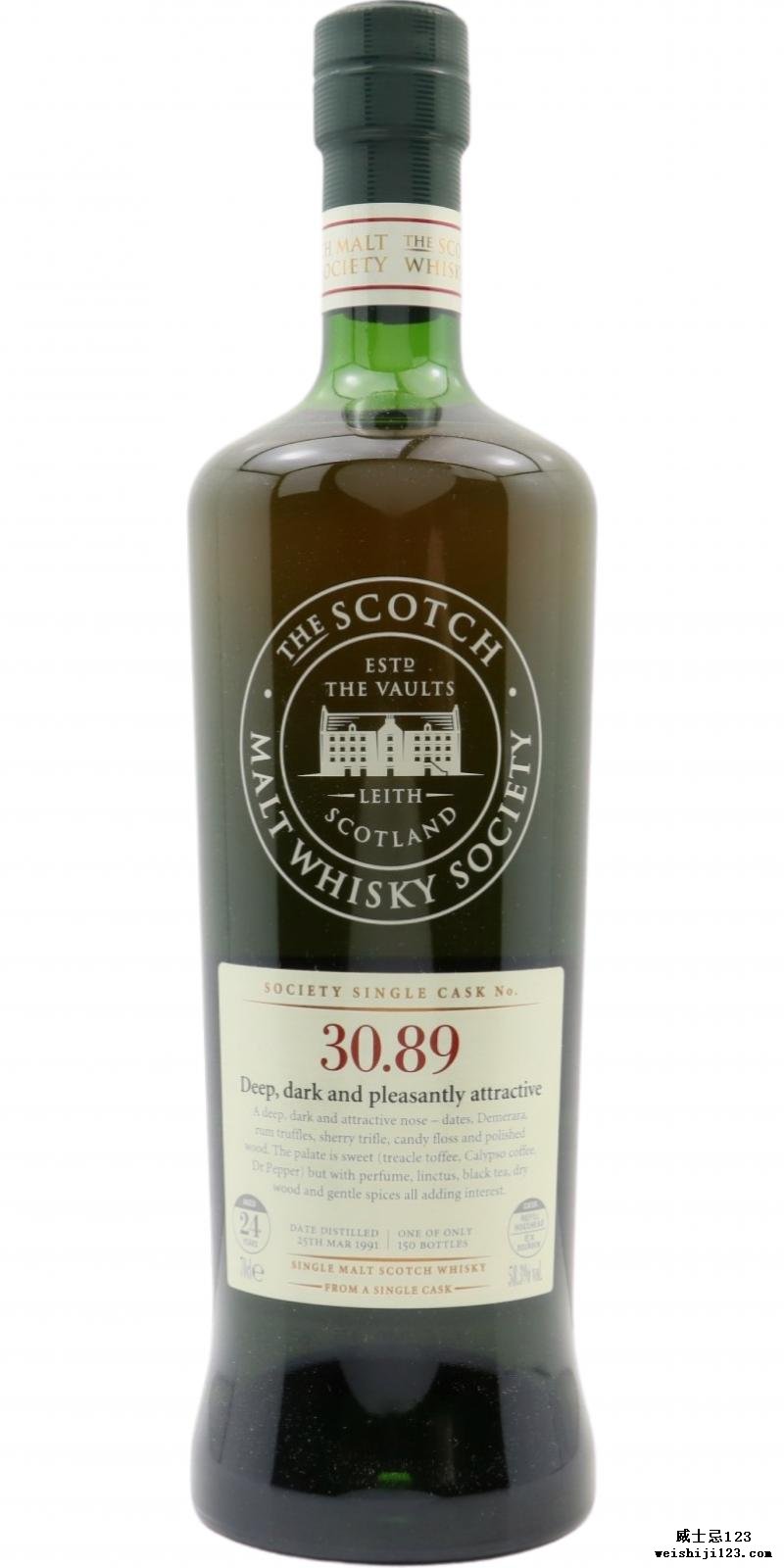 Glenrothes 1991 SMWS 30.89