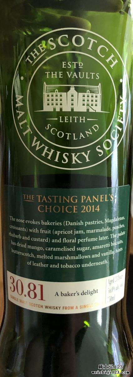 Glenrothes 1990 SMWS 30.81