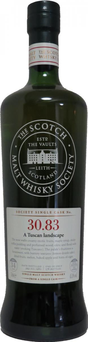 Glenrothes 1980 SMWS 30.83