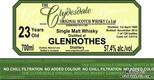 Glenrothes 1989 TCO