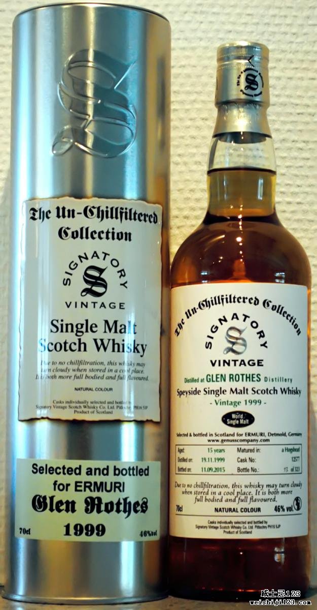 Glenrothes 1999 SV